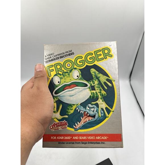ORIGINAL 1982 Atari 2600 Frogger With Original Box - Picture 5 of 11